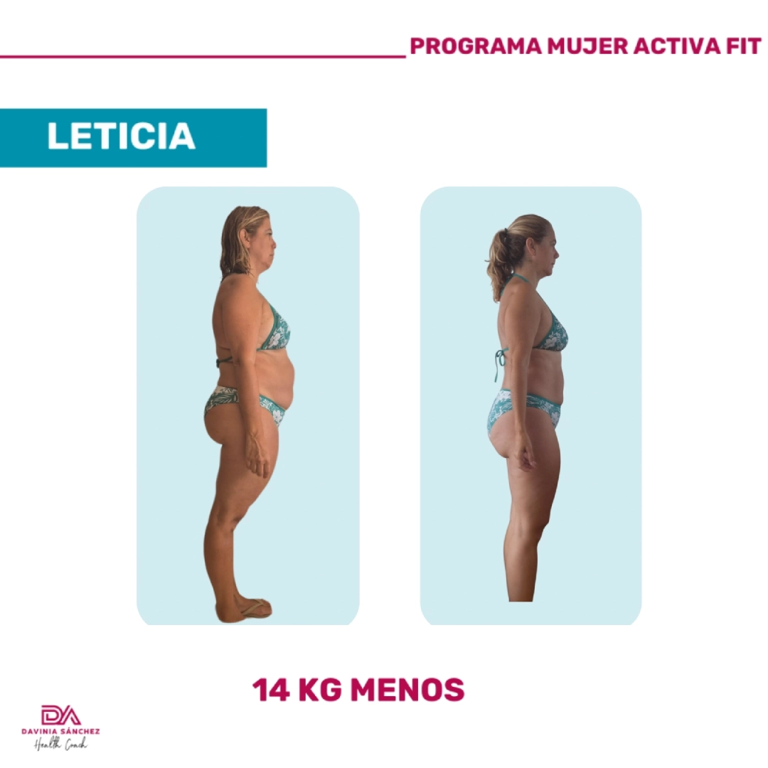 Leticia. Participante en el Programa Mujer Activa Fit
